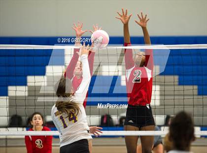 Thumbnail 1 in Lutcher vs McGehee (Penguin Volleyball Classic) photogallery.