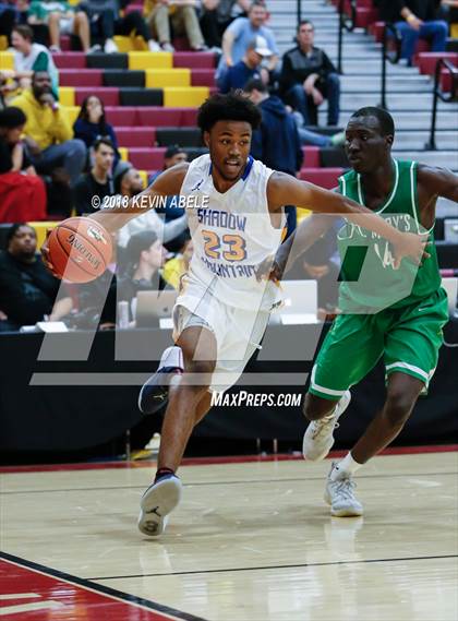 Thumbnail 3 in Shadow Mountain vs St Marys (Hoophall West Tournament) photogallery.