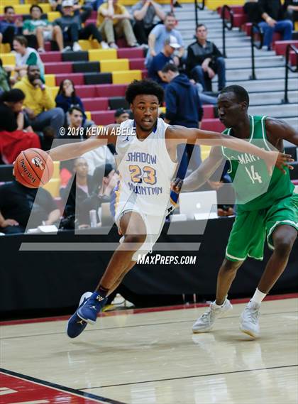 Thumbnail 2 in Shadow Mountain vs St Marys (Hoophall West Tournament) photogallery.