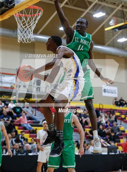 Thumbnail 3 in Shadow Mountain vs St Marys (Hoophall West Tournament) photogallery.