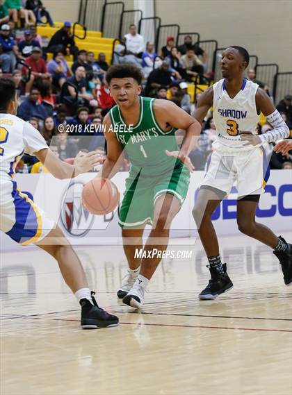 Thumbnail 1 in Shadow Mountain vs St Marys (Hoophall West Tournament) photogallery.