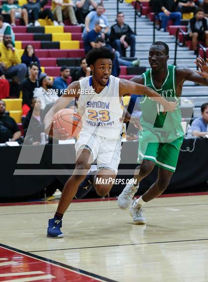 Thumbnail 1 in Shadow Mountain vs St Marys (Hoophall West Tournament) photogallery.