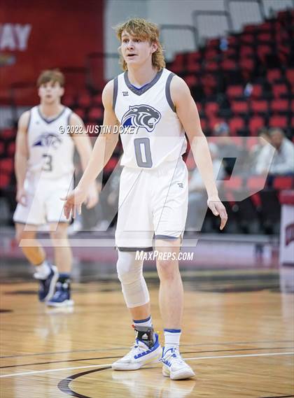 Thumbnail 1 in Pahranagat Valley vs. Owyhee (NIAA Class 1A State Boys Quarterfinal) photogallery.