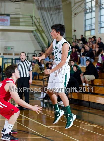 Thumbnail 1 in Bishop Diego [Garcia] vs Santa Barbara 2 (Santa Barbara Holiday Classic) photogallery.