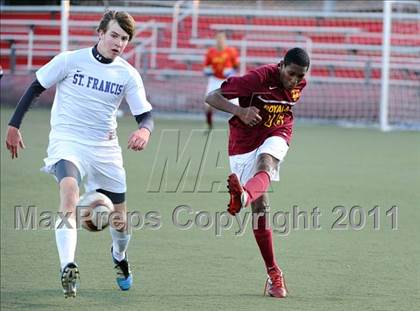 Thumbnail 2 in Christ the King vs St. Francis Prep photogallery.
