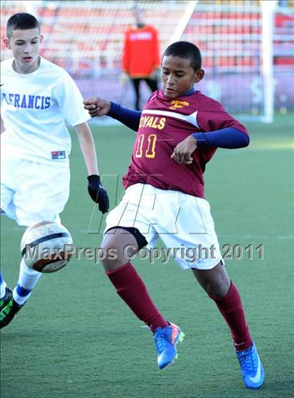 Thumbnail 1 in Christ the King vs St. Francis Prep photogallery.