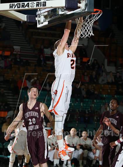 Thumbnail 3 in Lewis-Palmer vs. Cheyenne Mountain (CHSAA 4A Great 8) photogallery.