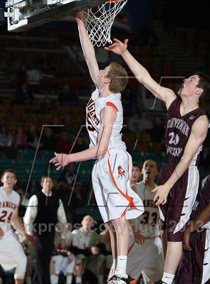 Thumbnail 2 in Lewis-Palmer vs. Cheyenne Mountain (CHSAA 4A Great 8) photogallery.