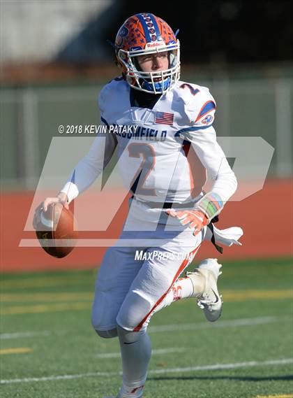 Thumbnail 2 in Haddam-Killingworth vs. Bloomfield (CIAC Class S Final) photogallery.