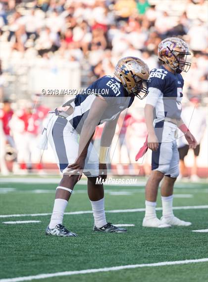 Thumbnail 2 in RGVCA All-Star Football Game (East vs. West) photogallery.