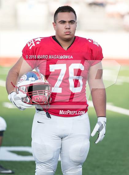 Thumbnail 2 in RGVCA All-Star Football Game (East vs. West) photogallery.