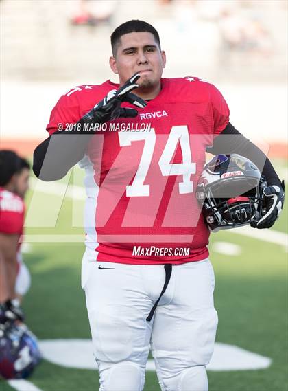 Thumbnail 1 in RGVCA All-Star Football Game (East vs. West) photogallery.