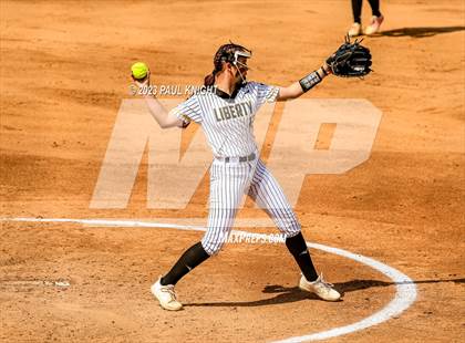 Thumbnail 1 in Decatur @ Liberty (UIL 4A Softball Semifinal) photogallery.