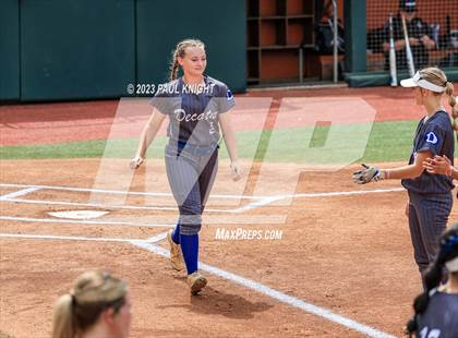 Thumbnail 3 in Decatur @ Liberty (UIL 4A Softball Semifinal) photogallery.