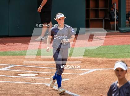 Thumbnail 3 in Decatur @ Liberty (UIL 4A Softball Semifinal) photogallery.