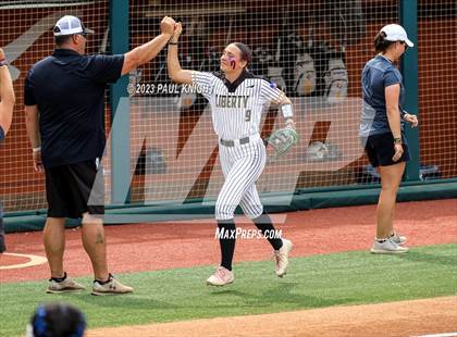 Thumbnail 1 in Decatur @ Liberty (UIL 4A Softball Semifinal) photogallery.
