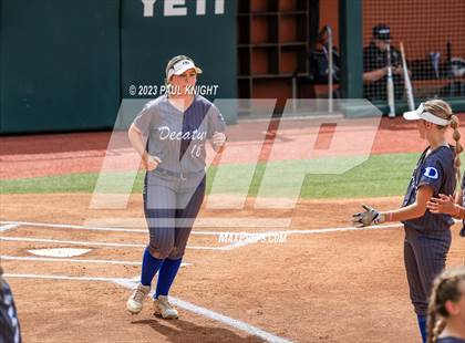 Thumbnail 3 in Decatur @ Liberty (UIL 4A Softball Semifinal) photogallery.
