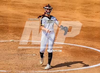 Thumbnail 2 in Decatur @ Liberty (UIL 4A Softball Semifinal) photogallery.