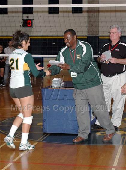 Thumbnail 3 in Bishop Conaty-Loretto vs. Notre Dame (CIF SS D4-A Final) photogallery.