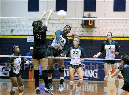 Thumbnail 1 in Bishop Conaty-Loretto vs. Notre Dame (CIF SS D4-A Final) photogallery.
