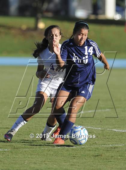 Thumbnail 2 in Girls Prep vs. Pope John Paul II photogallery.