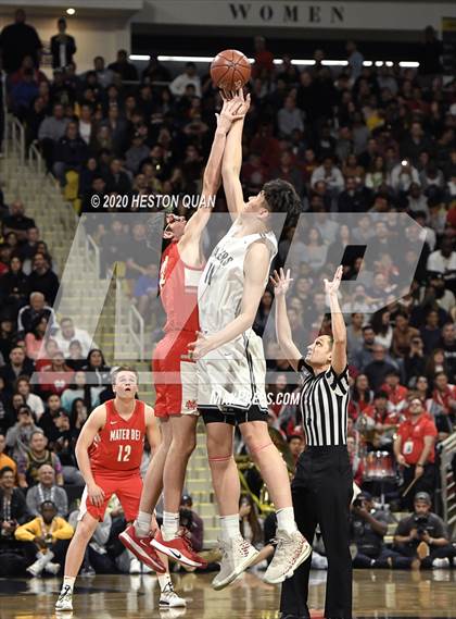 Thumbnail 3 in Sierra Canyon vs. Mater Dei (CIF-SS Open Division Final) photogallery.