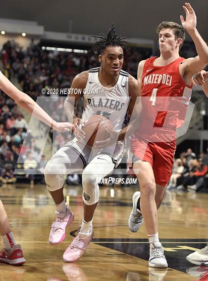 Thumbnail 3 in Sierra Canyon vs. Mater Dei (CIF-SS Open Division Final) photogallery.