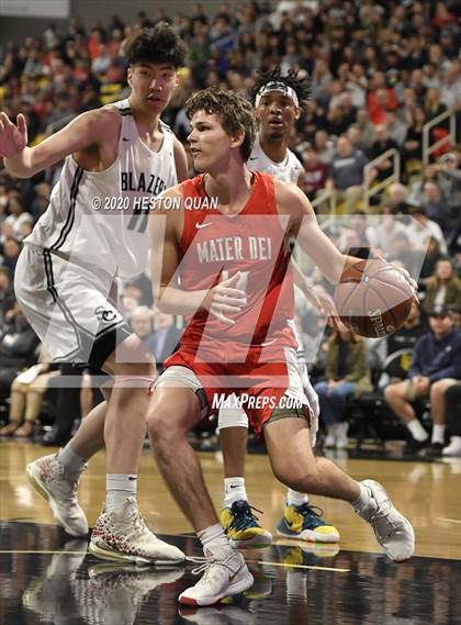 Thumbnail 1 in Sierra Canyon vs. Mater Dei (CIF-SS Open Division Final) photogallery.
