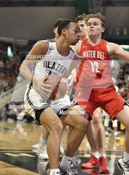 Thumbnail 3 in Sierra Canyon vs. Mater Dei (CIF-SS Open Division Final) photogallery.
