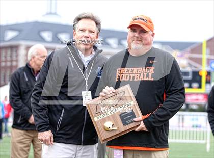 Thumbnail 3 in Greenback vs. Cornersville (TSSAA Division I Class 1A Final)  photogallery.