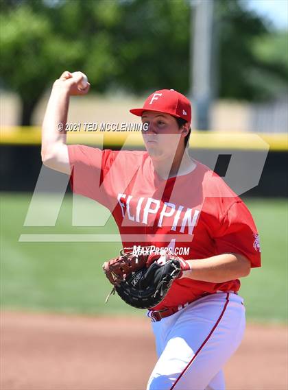 Thumbnail 2 in Parkers Chapel vs Flippin (AAA 2A State Playoff 1st Round) photogallery.