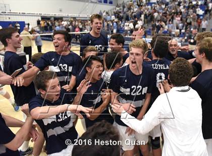 Thumbnail 1 in Loyola vs. Corona Del Mar (CIF SS D1 Final) photogallery.