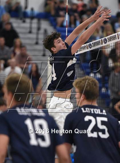 Thumbnail 2 in Loyola vs. Corona Del Mar (CIF SS D1 Final) photogallery.