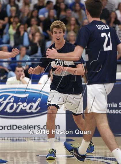 Thumbnail 1 in Loyola vs. Corona Del Mar (CIF SS D1 Final) photogallery.