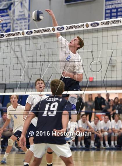Thumbnail 1 in Loyola vs. Corona Del Mar (CIF SS D1 Final) photogallery.