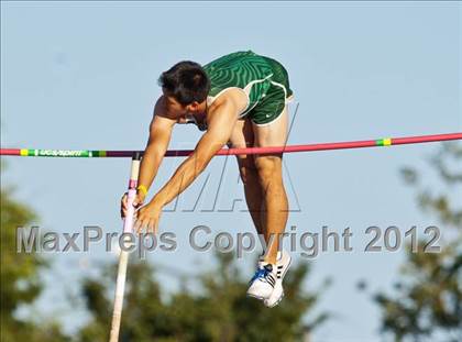 Thumbnail 1 in CIF State Track & Field Championships (Boys Pole Vault) photogallery.