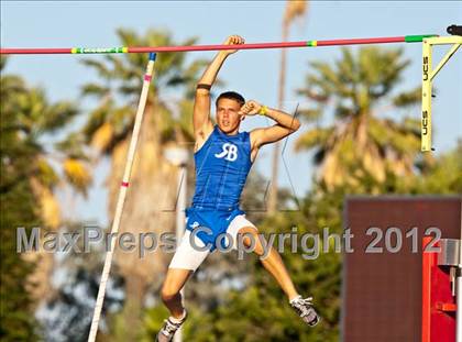 Thumbnail 1 in CIF State Track & Field Championships (Boys Pole Vault) photogallery.