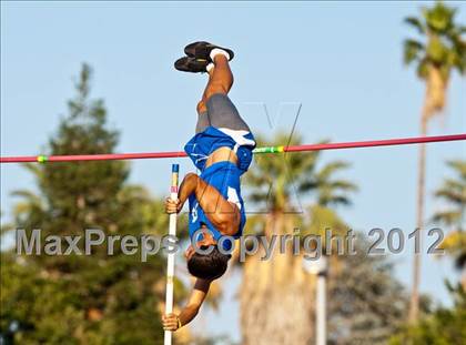 Thumbnail 1 in CIF State Track & Field Championships (Boys Pole Vault) photogallery.