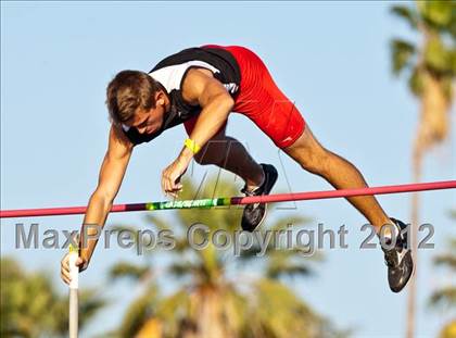 Thumbnail 3 in CIF State Track & Field Championships (Boys Pole Vault) photogallery.
