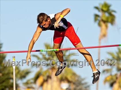 Thumbnail 1 in CIF State Track & Field Championships (Boys Pole Vault) photogallery.