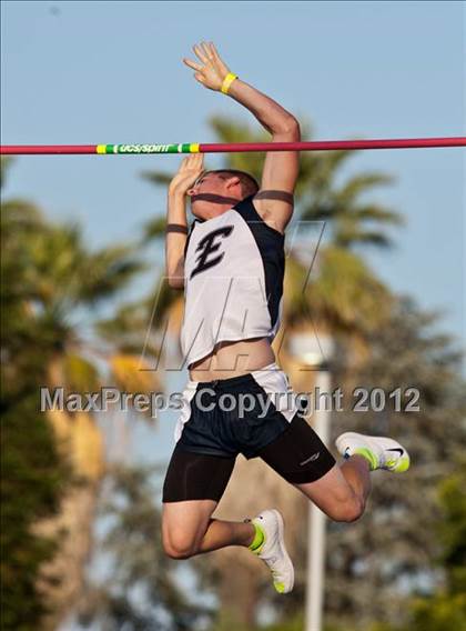 Thumbnail 1 in CIF State Track & Field Championships (Boys Pole Vault) photogallery.