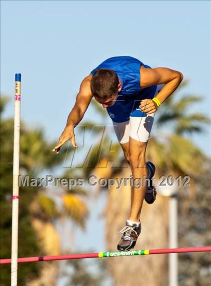 Thumbnail 3 in CIF State Track & Field Championships (Boys Pole Vault) photogallery.