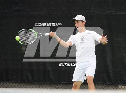 Thumbnail 2 in CHSAA Tennis 5A State Championships - Day 1 photogallery.