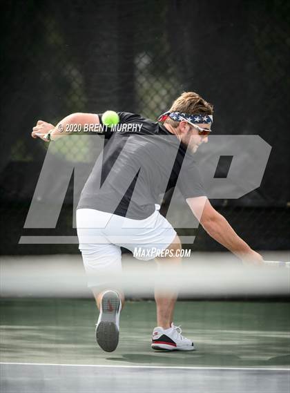 Thumbnail 2 in CHSAA Tennis 5A State Championships - Day 1 photogallery.