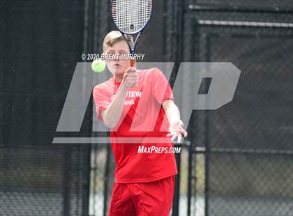 Thumbnail 2 in CHSAA Tennis 5A State Championships - Day 1 photogallery.