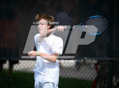 Thumbnail 1 in CHSAA Tennis 5A State Championships - Day 1 photogallery.