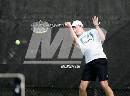 Thumbnail 2 in CHSAA Tennis 5A State Championships - Day 1 photogallery.