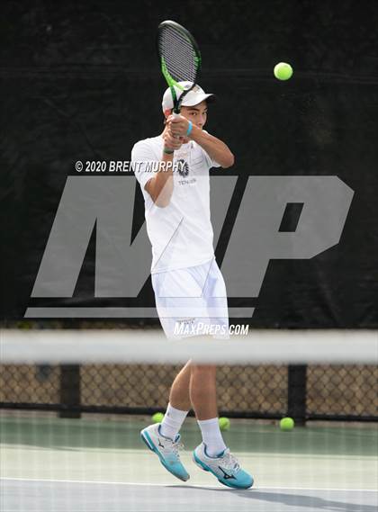 Thumbnail 2 in CHSAA Tennis 5A State Championships - Day 1 photogallery.