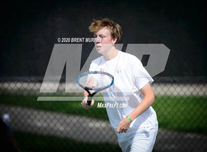 Thumbnail 3 in CHSAA Tennis 5A State Championships - Day 1 photogallery.