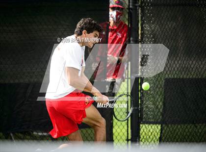 Thumbnail 3 in CHSAA Tennis 5A State Championships - Day 1 photogallery.